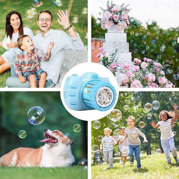 Bubble Machine Toys for Kids, Camera Bubble Maker - Picture 3 of 7